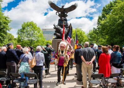 March off of the Eagle Staff and Flags