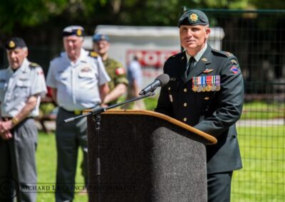Master of Ceremony, Maj. Paul Gauthier